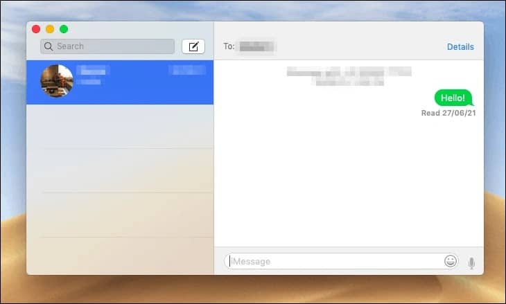 قم بتشغيل iMessage على Mac